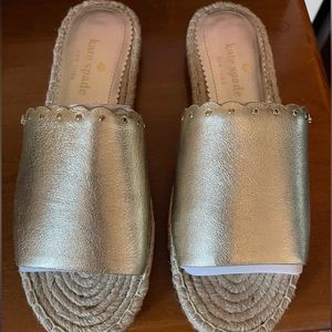 Kate spade Giovanna slides/espadrilles size 7